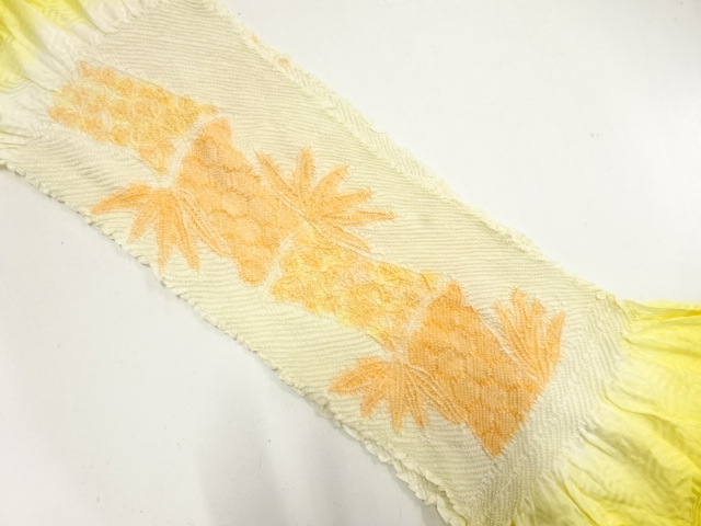 正絹　絞り　帯揚げ